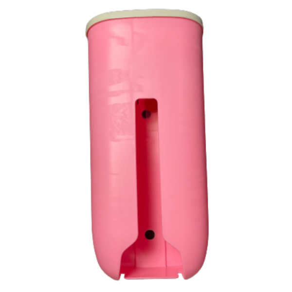 Organizator pungi de plastic suport pungi 26 x 12.5 cm roz