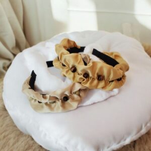 Bentita din matase cu perle Blanche crem 285 1 2