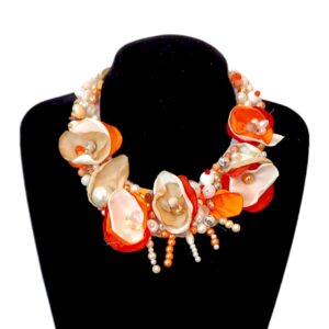 Colier floral Elize light