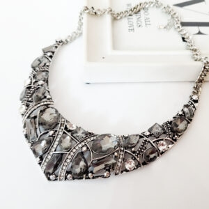 Colier de seara la baza gatului Aurora Silver 37d