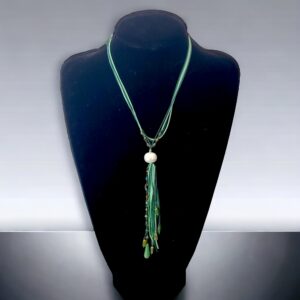 Colier Green cu lanturi fine 96 2