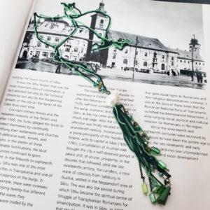 Colier Green cu lanturi fine 96a 2