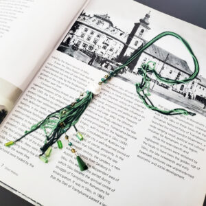 Colier Green cu lanturi fine 96b 2