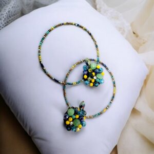 Cercei cu perle Ana blue 16 3