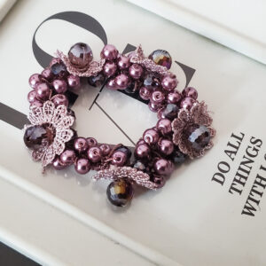 Elastic de par Ankara purple