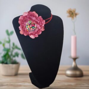 Colier tip choker Silky pink